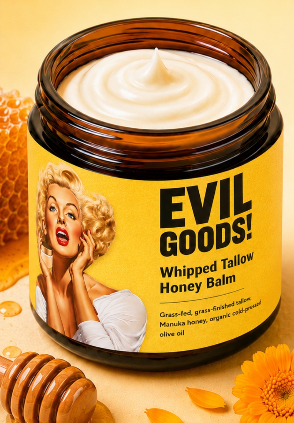 Compra 1 y Llévate 2 - Crema de Sebo de Res Evil Goods™ con Miel de Manuka