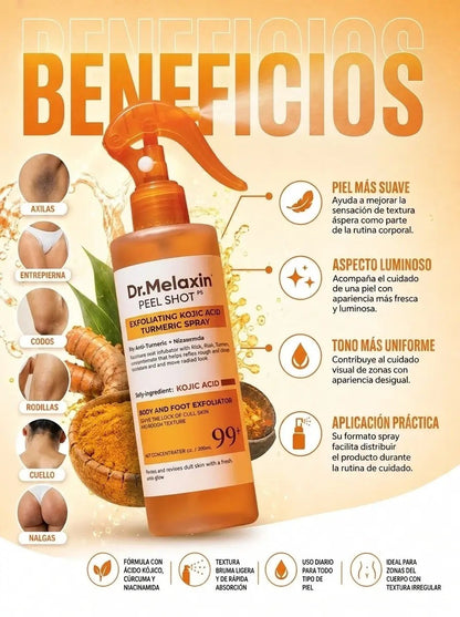 Compra 1 y Llévate 2 - Dr. Melaxin Peel Shot™ Exfoliante Corporal Kojic + Cúrcuma