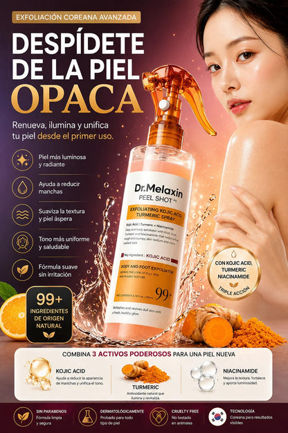 Compra 1 y Llévate 2 - Dr. Melaxin Peel Shot™ Exfoliante Corporal Kojic + Cúrcuma