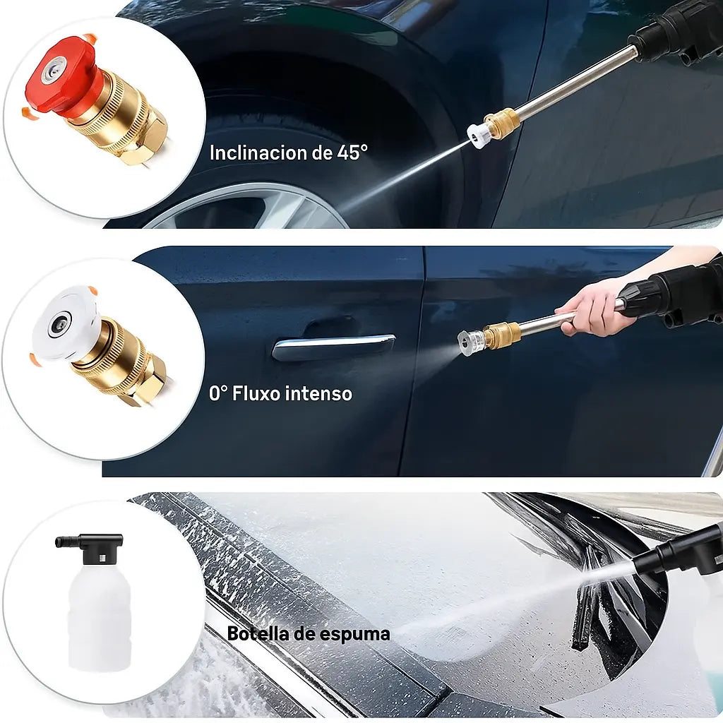 Hidrolavadora Portátil Recargable TurboJet™ + 2 Baterías de 48V [BLACK FRIDAY]